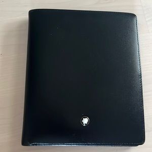 MontBlanc wallet black leather unisex